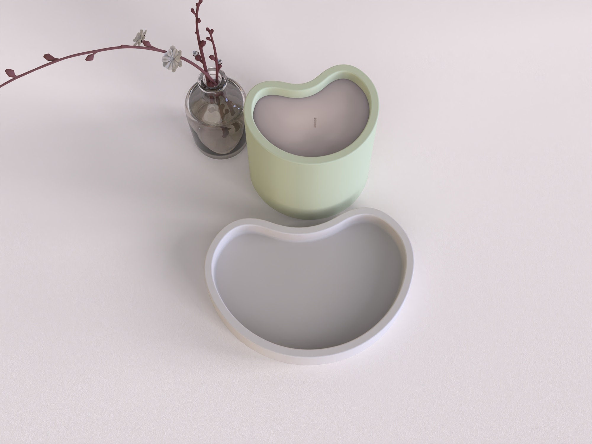 New Arrive Concrete Vessel Molds Candle Cup Molds Cement Etsy UK
