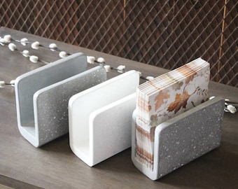 Concrete Card Holder Mold: DIY Plaster Handicraft, Home Decor