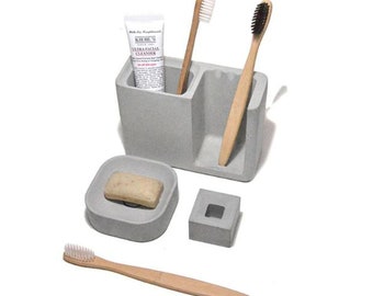 Toothbrush Holder Silicone Molds: Concrete Soap Tray & Toothpaste Box Mold