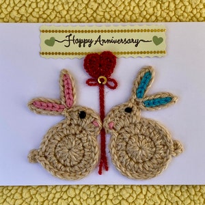 Häkelkarten mit Tieren, Blumen, Kronen, etc., für Geburtstage/ Hochzeit/ Baby shower/ jeden Anlass. Individualisierung ist möglich.