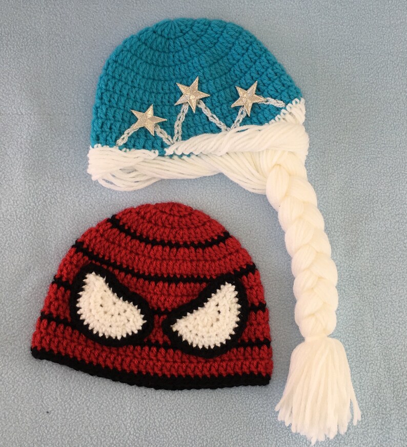 Soft braid hat Custom sizes /& colors available Blue silver Disney hat Elsa frozen hat newborn princess hat frozen crochet hat beanie