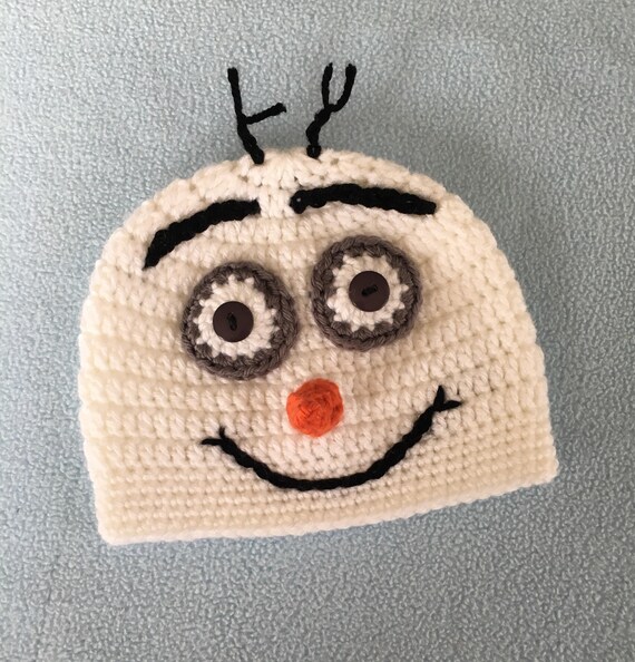 Cute Olaf Hat Disney Crochet Hat 