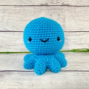 Crochet Octopus soft toy, Cute sea creature decorations. Stress buster plushy toy. Gifts for holiday/any occasion. Customization available