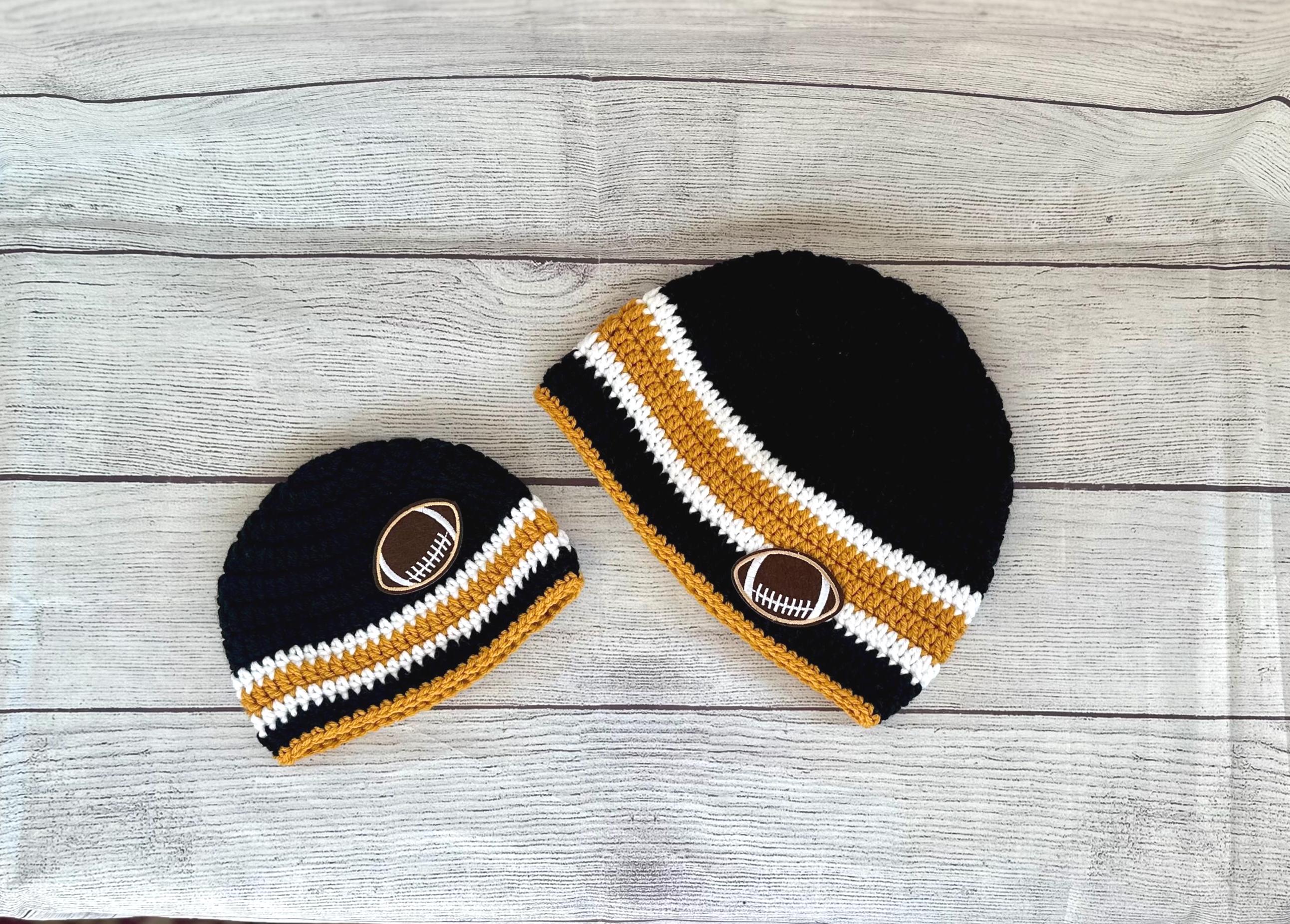 Chic Black Goldbronze Trim Crochet Hat adorned Irish accent Tricorn - Black / Black Trim / Cockade / Bronze Crest – Tall  main image 2