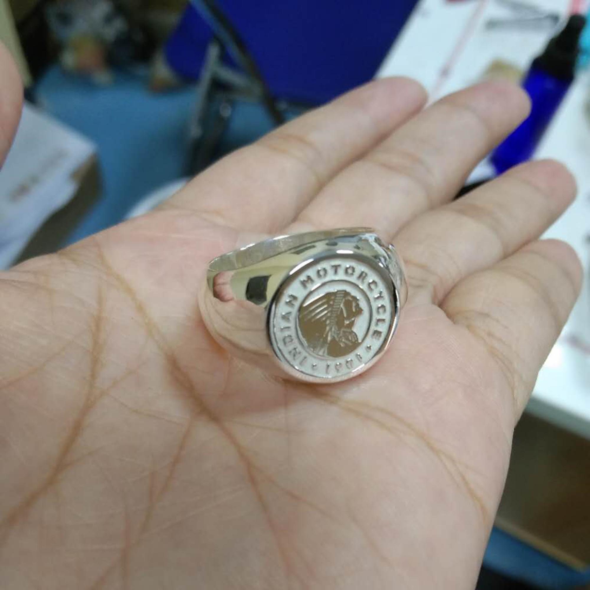 Custom Logo Signet Ring Engraved, Custom Gold Design Rings ...