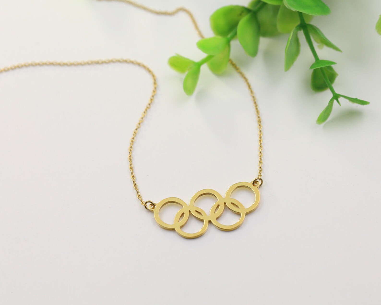 Collier anneau jeux olympiques dor Bijoux Jeux Olympiques de Etsy