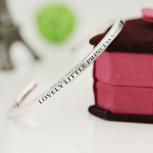 Sterling Cuff Bangle, Engravable Cube Bangle, Custom Words Stamp, Personalized 4 Side Engraved Bangle, Memorial Gift, Unisex Jewelry