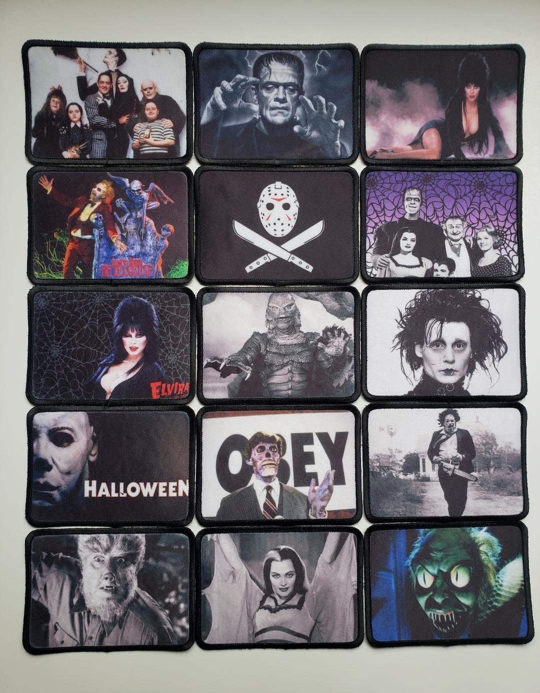 Horror Scary Creepy Spooky Patches