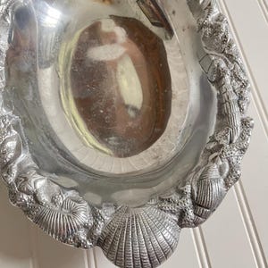 Metal Seashell Bowl Vintage - Etsy