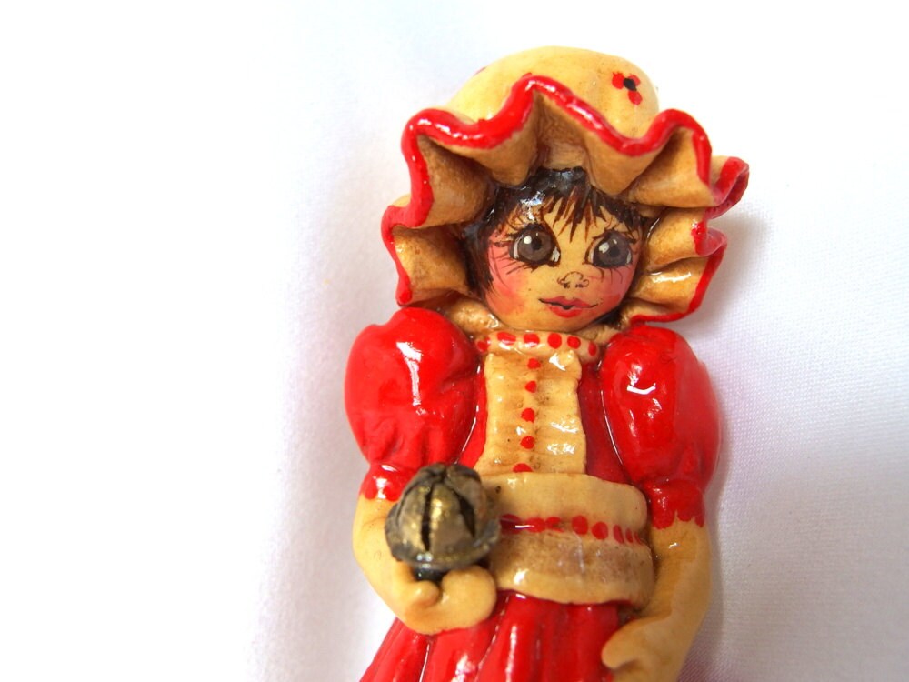 Vintage Bread Dough Christmas Ornament Holly Hobby Ornament Etsy