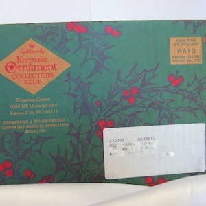 Recuerdo vintage vintage vacío Caja de almacenamiento de cartón corrugado para Navidad