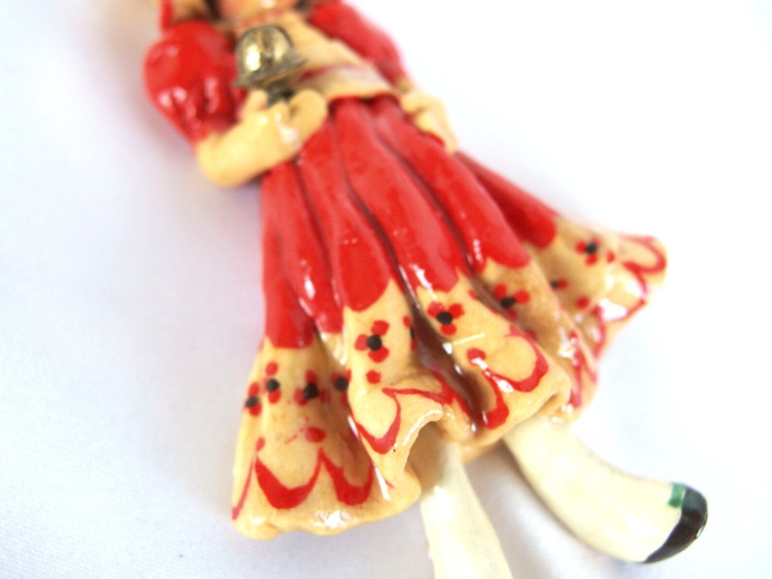 Vintage Bread Dough Christmas Ornament Holly Hobby Ornament Etsy