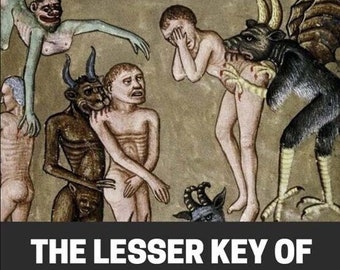 La Clave Menor de Salomón, Libro de Magia de los Grimorios Goéticos, Magia Negra, Ocultismo, Goetia, Clave de Salomón