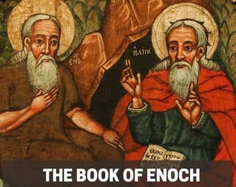 The BOOK Of ENOCH And The Book of Enoch the Prophet Apocrypha, Biblical Days Noah, Goetic Fallen Angels, Antique Vintage Religious Books