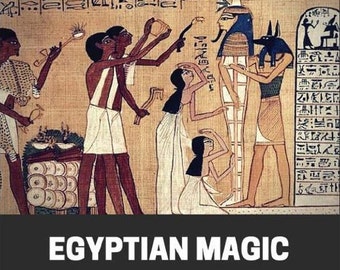 EGYPTIAN MAGIC, Vintage 1901 Antiquarian Egyptian Book of the Dead,, Egyptians Ideas of God, Ra, Osiris, Isis, Funeral Ceremonies