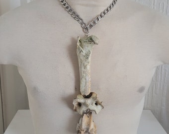 3 piece bones voodoo necklace