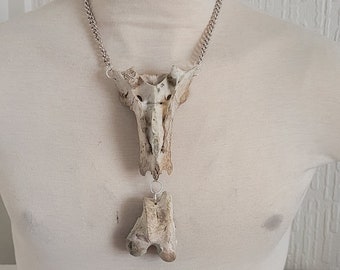 2 piece big bones necklace