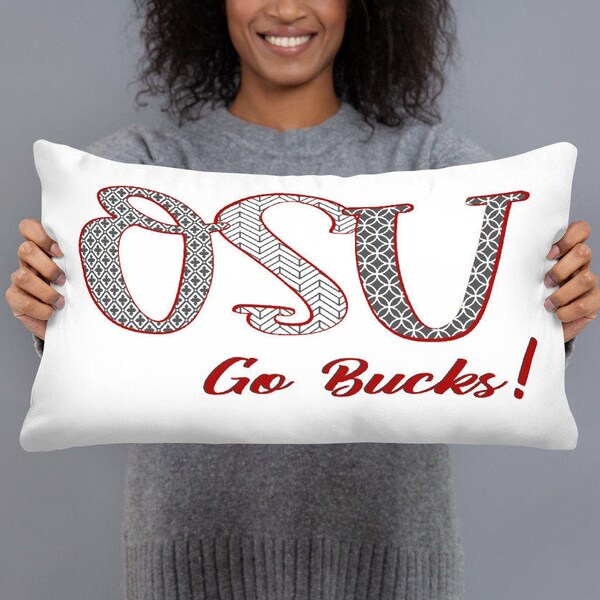 Ohio State Pillow Etsy