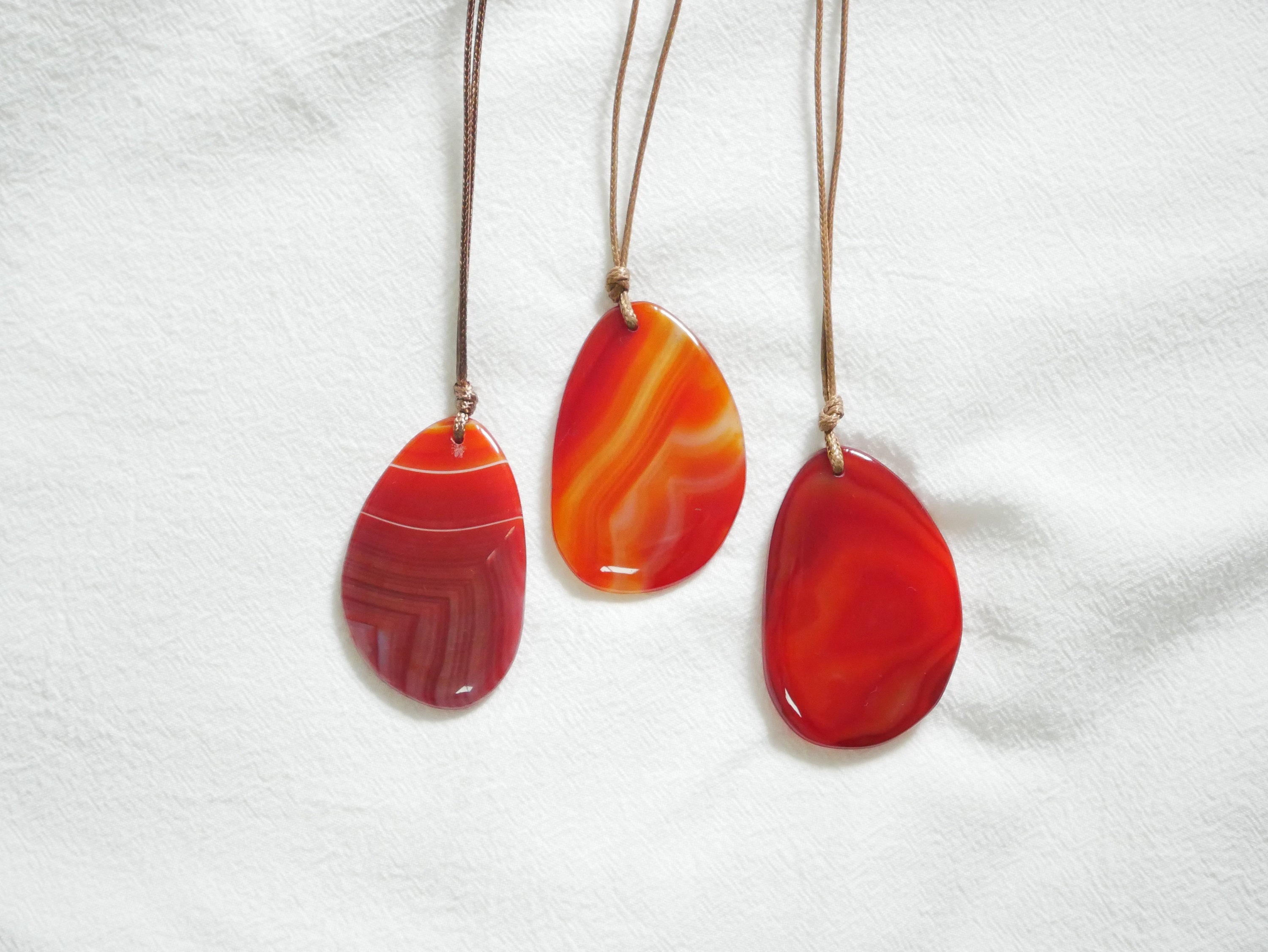 Echte carneoolketting, kristallen ketting, natuurlijke kristallen ketting, edelsteenketting, carneoolsieraden, natuursteenketting