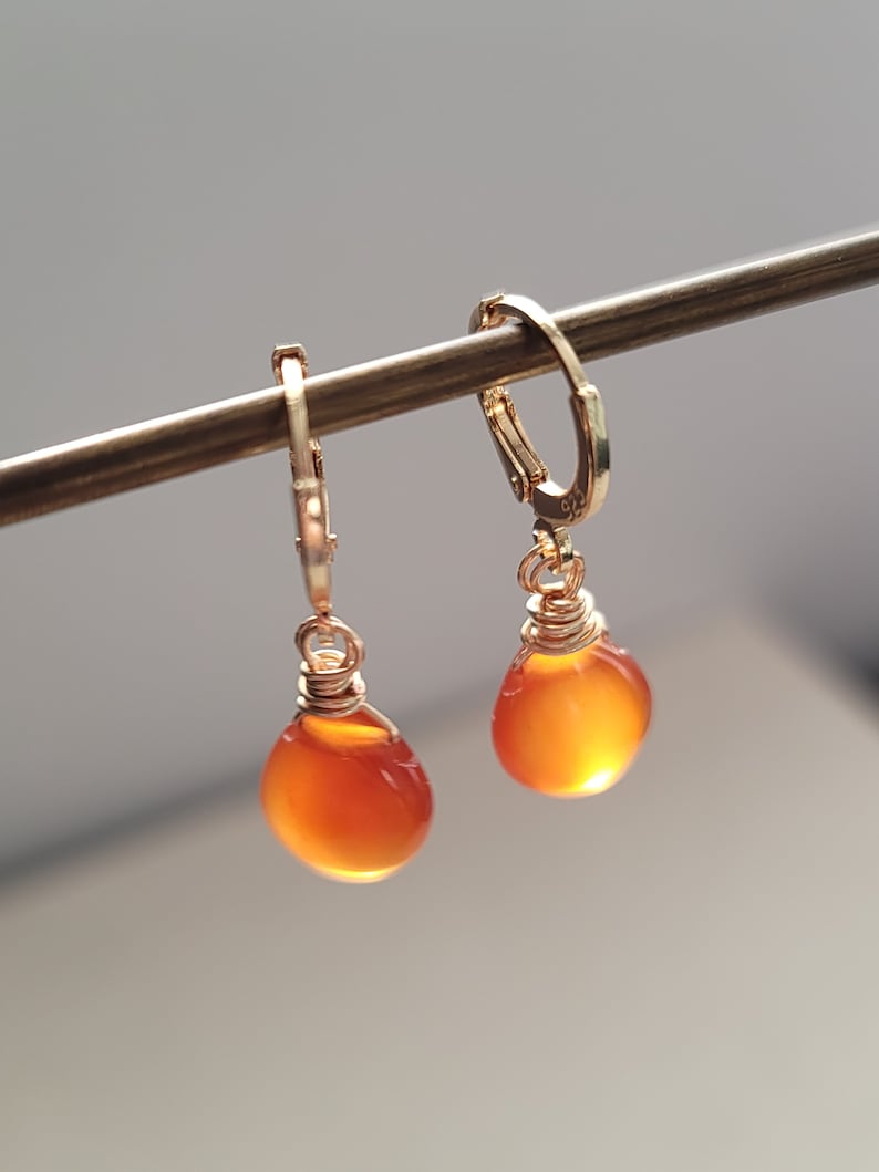 Carnelian earrings