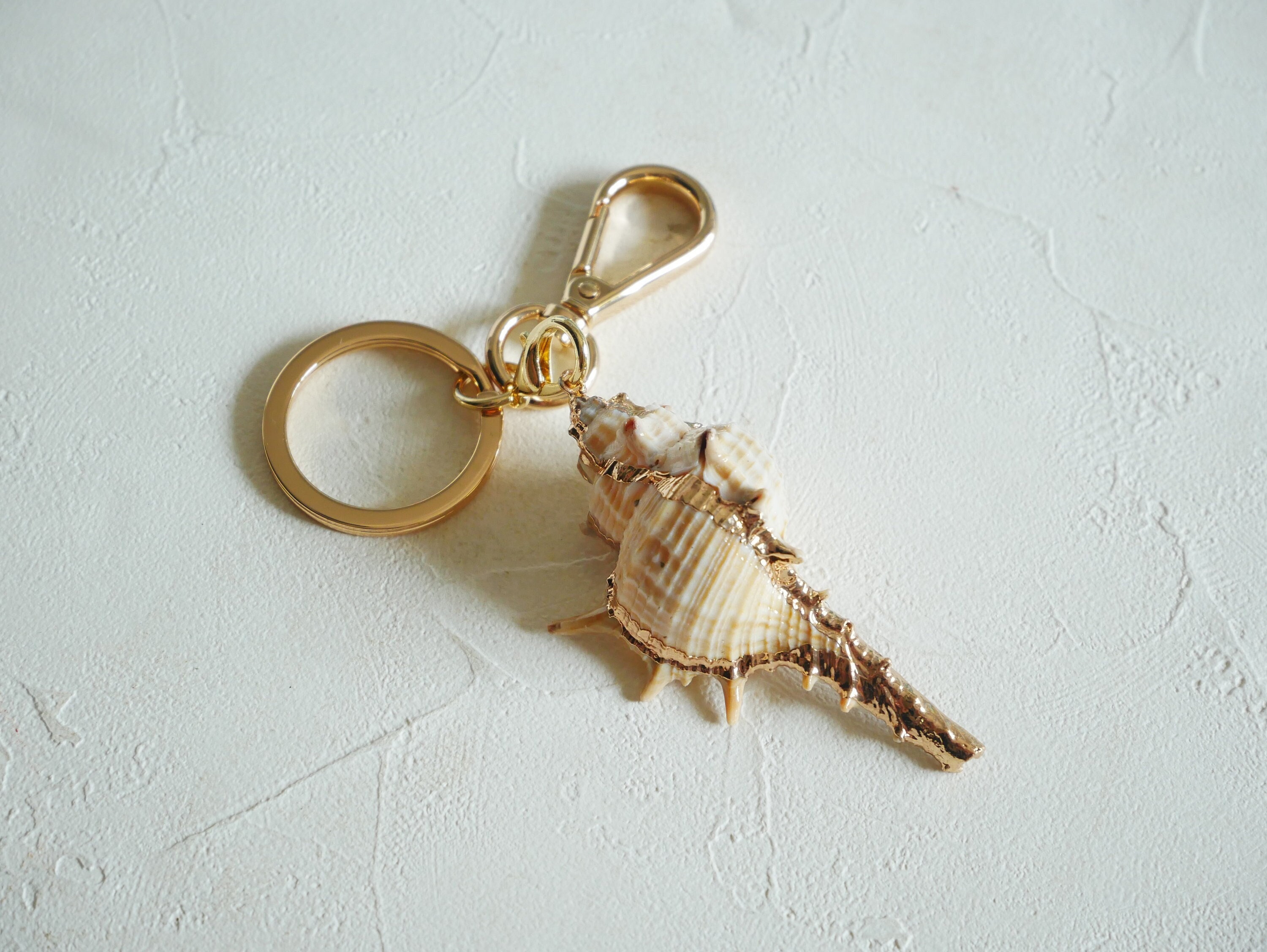 Shell Keychain, Natural Seashell, Ocean Gift, Ocean Accessory, Beach ...