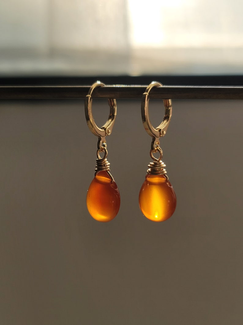 Carnelian earrings