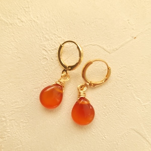 Carnelian earrings