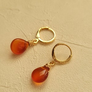 Carnelian earrings