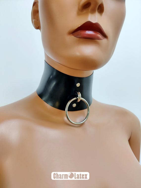 Latex Choker Halsband Schwarz 6C - Etsy sterreich