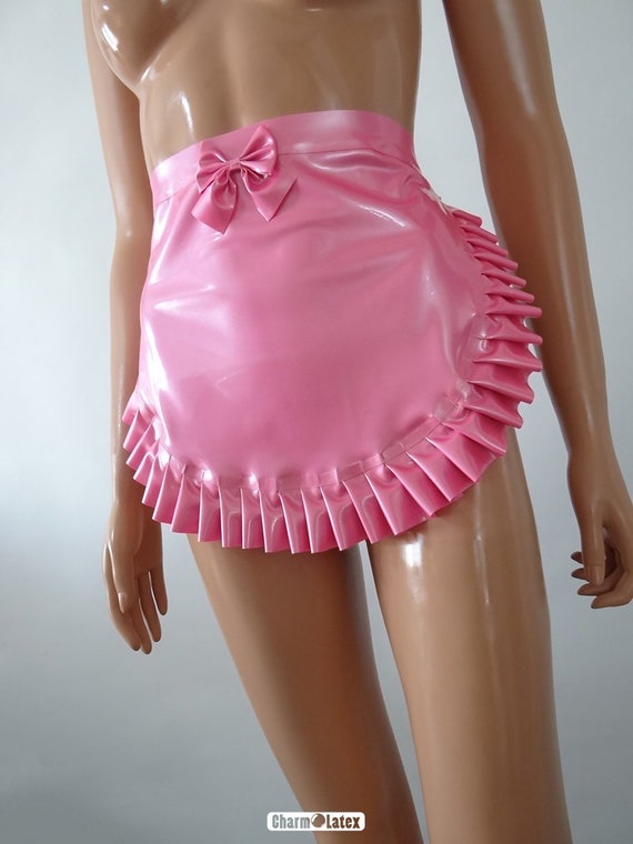 Latex Maid Apron