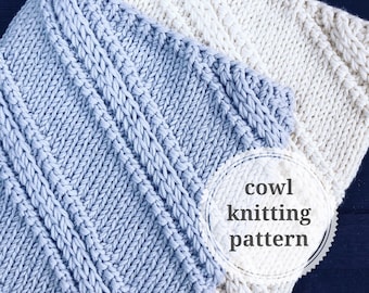 QUINN Cowl Knitting Pattern by Woolture