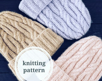 KNITTING PATTERN - JUNO Beanie by Woolture