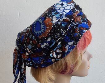 vintage 1960s neiman marcus floral pleated turban hat 60s fashion pillbox mcm il_1080xN.7247542672_5tzh.jpg main image 4