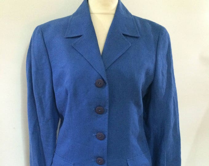 Vintage Irish Linen Jacket 90s Paul Costelloe Dressage Made in - Etsy UK