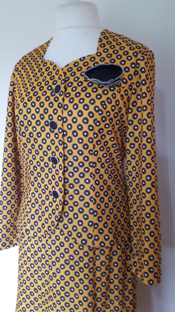 Vintage womens skirt suit by Ladies Pride -  Yello