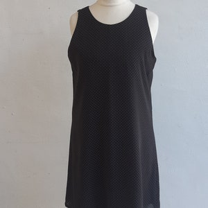 Vintage 90s spotted black dress by Fickle  size small S