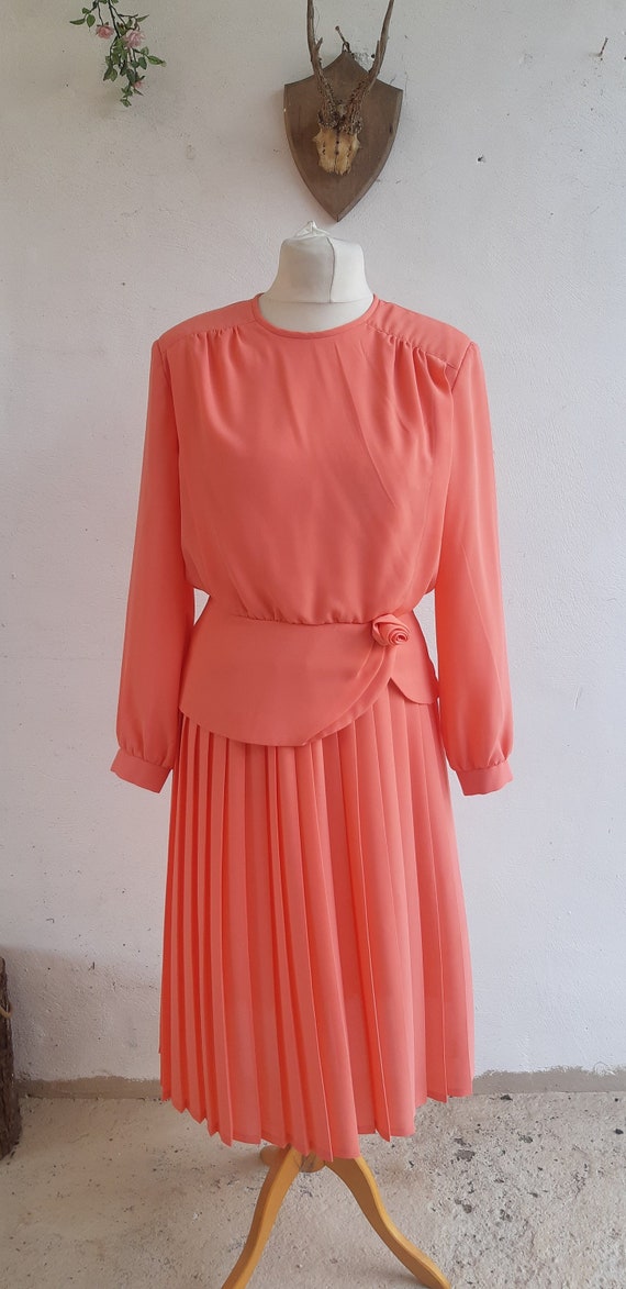 peplum dress coral Coral Pink Peplum Strapless Mini / Club Dress  Bella Moda Studio