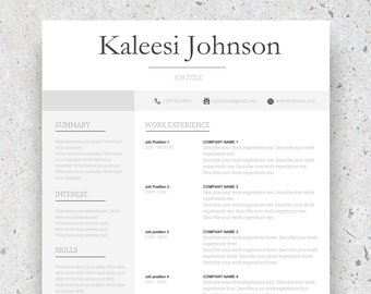 Teenager Resume Etsy