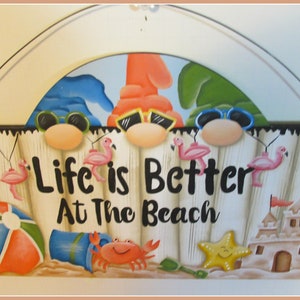 La vida es mejor en los gnomos de la playa