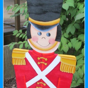 Soldier yard decoration.