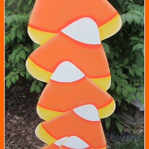 Stack Candy Corn Yard Decor