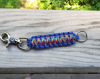 Paracord Keychain, Custom Keychain, Key Lanyard, Personalized Keychain, Keychain for Men, keychain for women, Durable Clasp, Key Ring