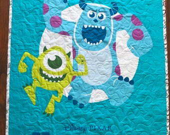 Monsters Inc Quilt Etsy