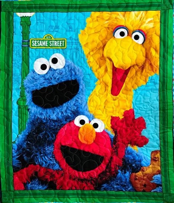 Sesame Street Friends Elmo Cookie Monster Big Bird | Etsy