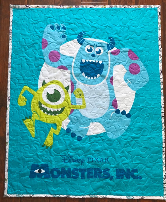 Disney Pixar Monsters Inc Scully Mike 36wx44l Etsy