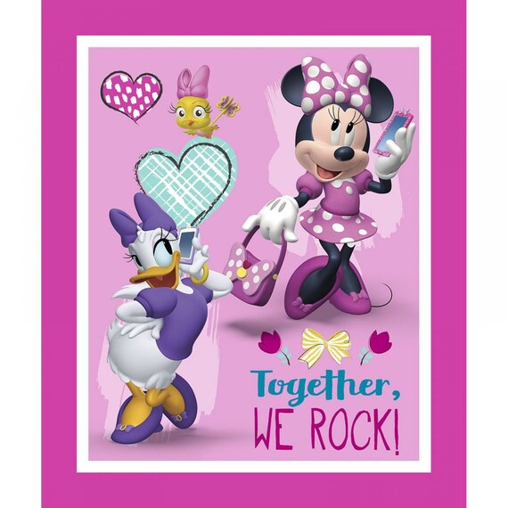 Disneys Together We Rock Minnie Mouse Daisy Duck - Minnie Mouse And Daisy Duck Bedding Disneys Together We Rock Minnie Mouse Daisy Duck - Minnie Mouse And Daisy Duck Bedding