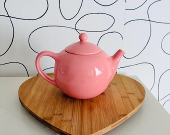 Vintage Pink Art Deco Cube Square Teapot Made in Japan - Etsy