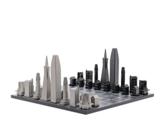 Skyline Chess Edelstahl - San Francisco Edition