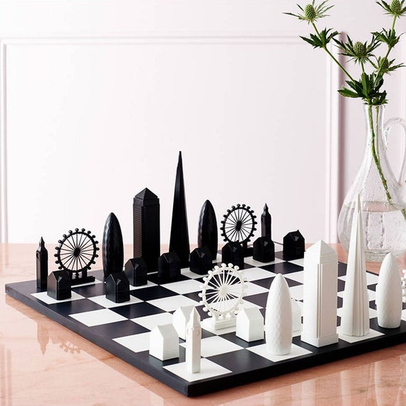 London Skyline Architectural Chess Set | Etsy