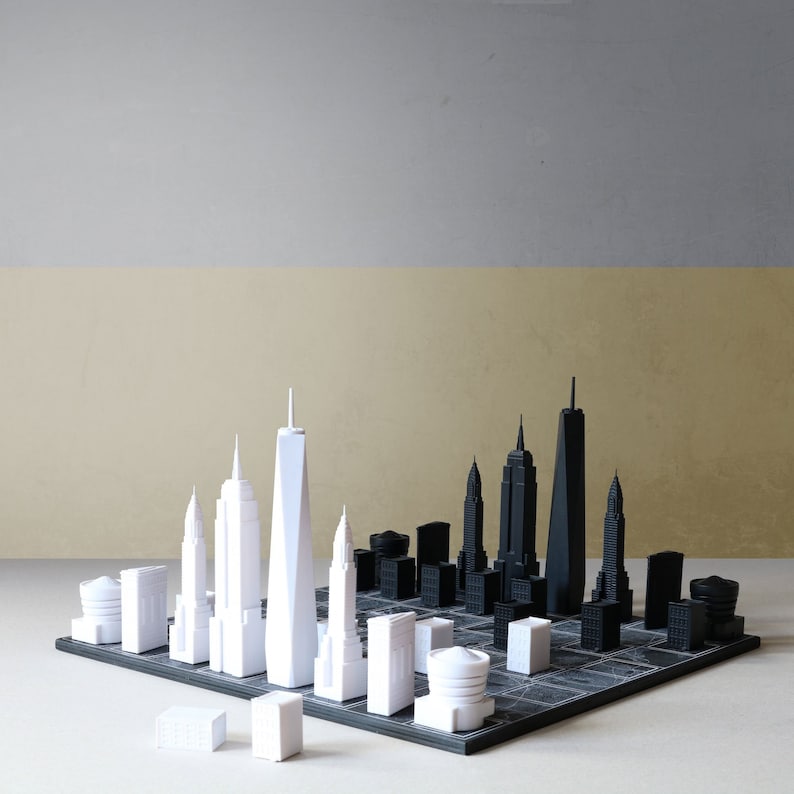 New York City Architectural Chess Set